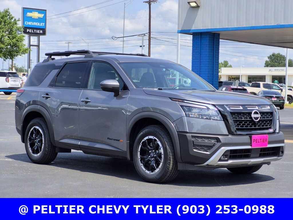 Gray (Gun Metallic) 2025 Nissan Pathfinder Rock Creek 4WD SUV / Crossover All-Wheel Drive 9-Speed Automatic