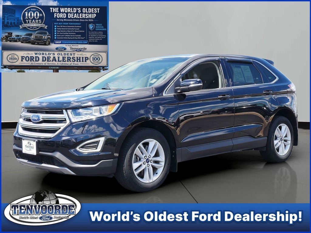 Shadow Black 2017 Ford Edge SUV / Crossover All-Wheel Drive 6-Speed Automatic