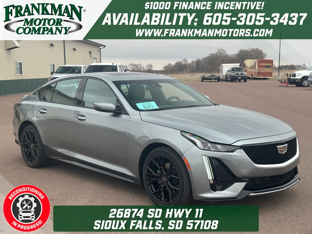 Argent Silver Metallic 2024 Cadillac CT5 Sport AWD Sedan All-Wheel Drive Automatic