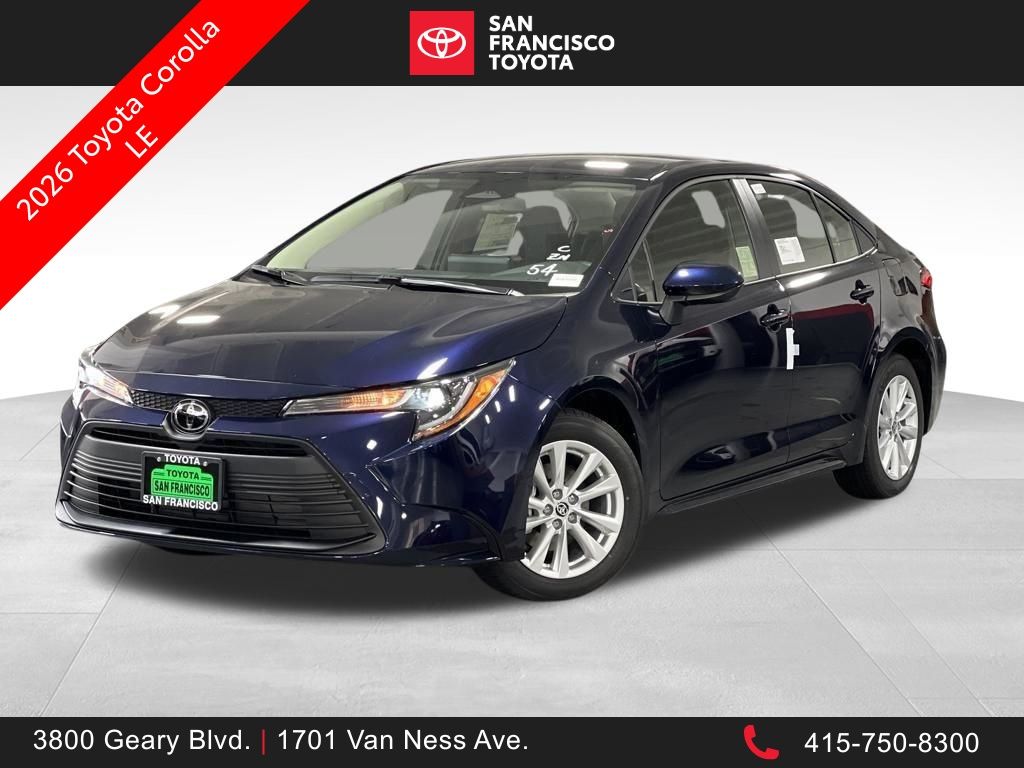 Blueprint 2026 Toyota Corolla Sedan Front-Wheel Drive Continuously Variable Transmission