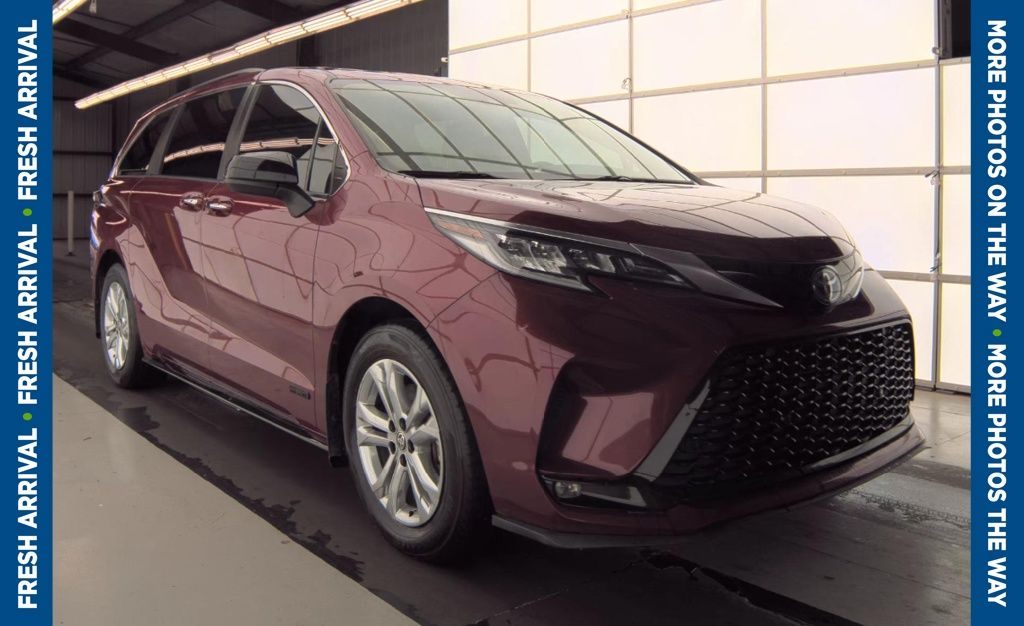 Red (Burgundy) 2021 Toyota Sienna XSE 7-Passenger AWD Minivan All-Wheel Drive Continuously Variable Transmission