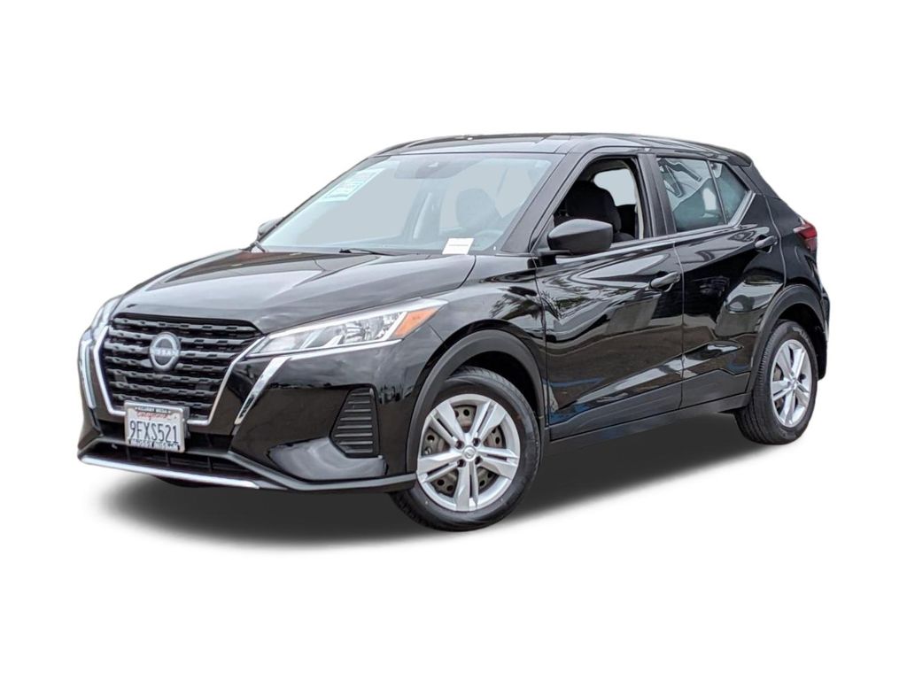 Super Black 2023 Nissan Kicks S FWD SUV / Crossover Front-Wheel Drive Continuously Variable Transmission