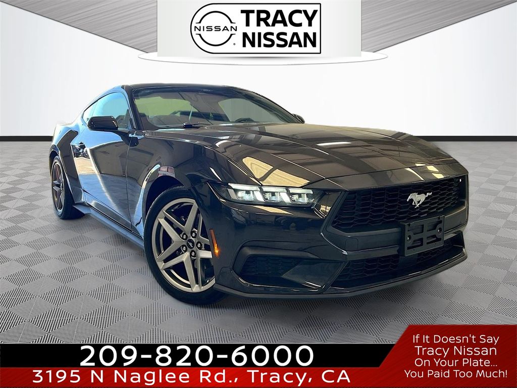Gray Metallic 2024 Ford Mustang Coupe Rear-Wheel Drive Automatic