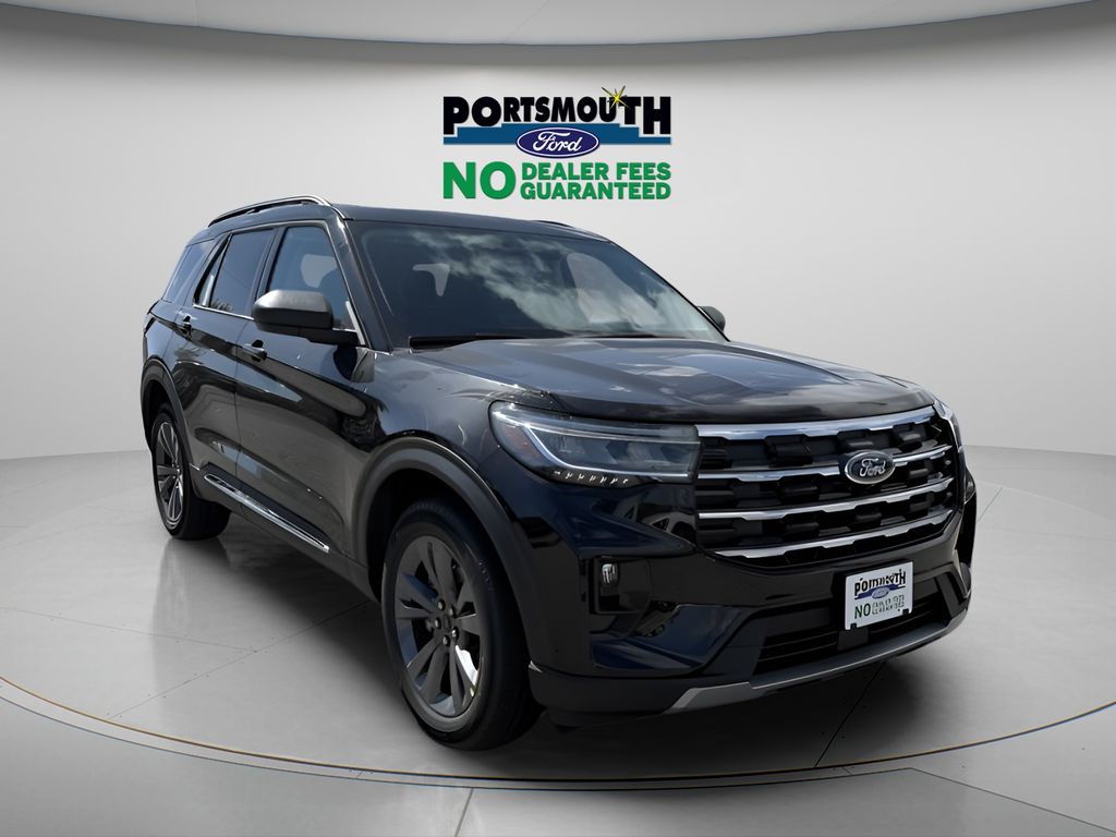 Agate Black Metallic 2025 Ford Explorer Active AWD SUV / Crossover All-Wheel Drive Automatic