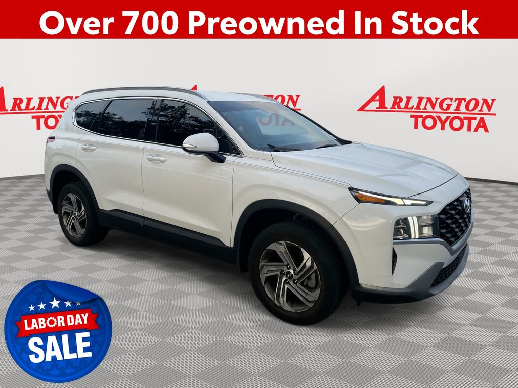 Serenity White Pearl 2023 Hyundai Santa Fe SUV / Crossover All-Wheel Drive 8-Speed Automatic