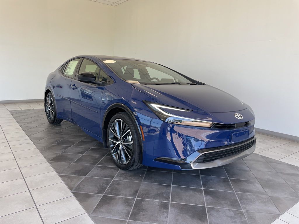 Blue 2026 Toyota Prius XLE FWD Hatchback Front-Wheel Drive Continuously Variable Transmission