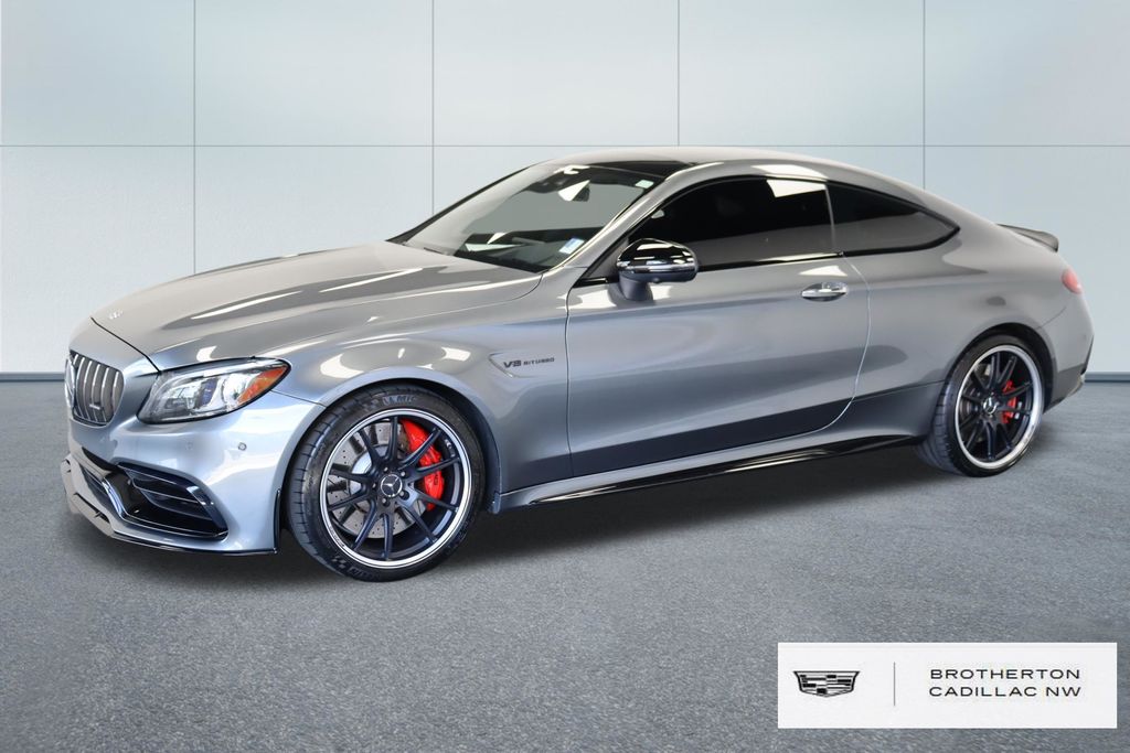 designo Selenite Gray Magno 2021 Mercedes-Benz C-Class Coupe Rear-Wheel Drive 9-Speed Automatic