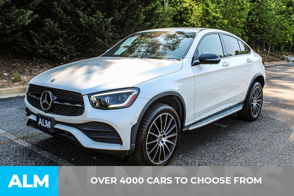Used 2021 White Mercedes-Benz GLC 300 Coupe image 3