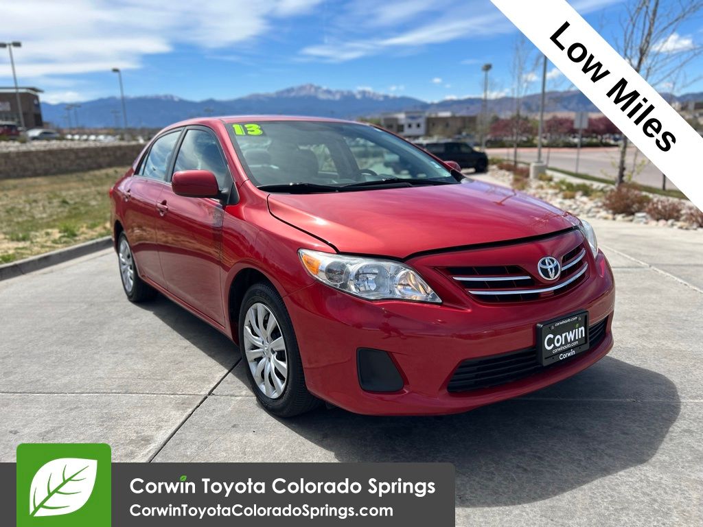 Barcelona Red Metallic 2013 Toyota Corolla LE Sedan Front-Wheel Drive 4-Speed Automatic