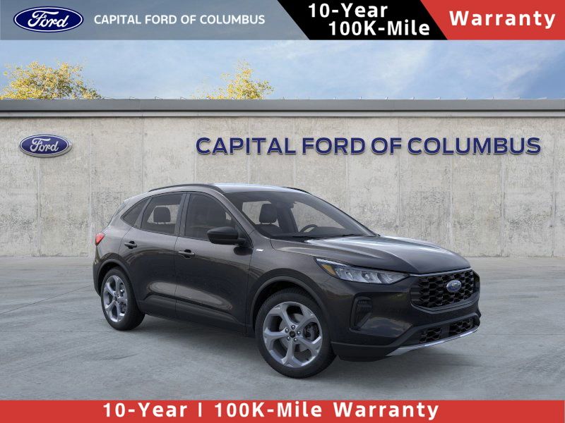 Agate Black Metallic 2025 Ford Escape ST-Line AWD SUV / Crossover All-Wheel Drive 8-Speed Automatic