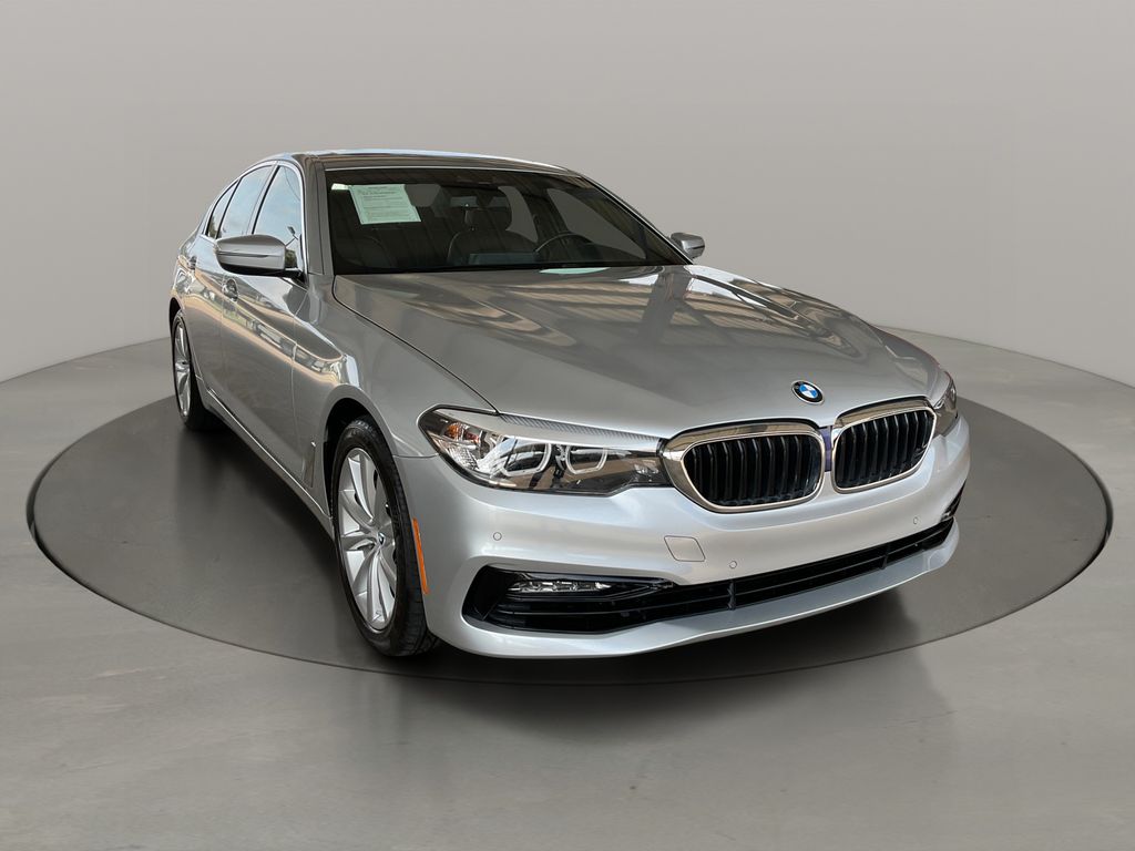 Glacier Silver Metallic 2019 BMW 5 Series Sedan All-Wheel Drive 8-Speed Automatic