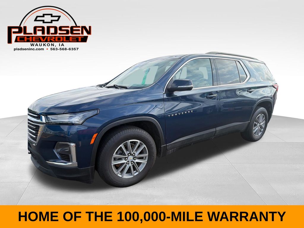 Northsky Blue Metallic 2023 Chevrolet Traverse SUV / Crossover Four-Wheel Drive 9-Speed Automatic