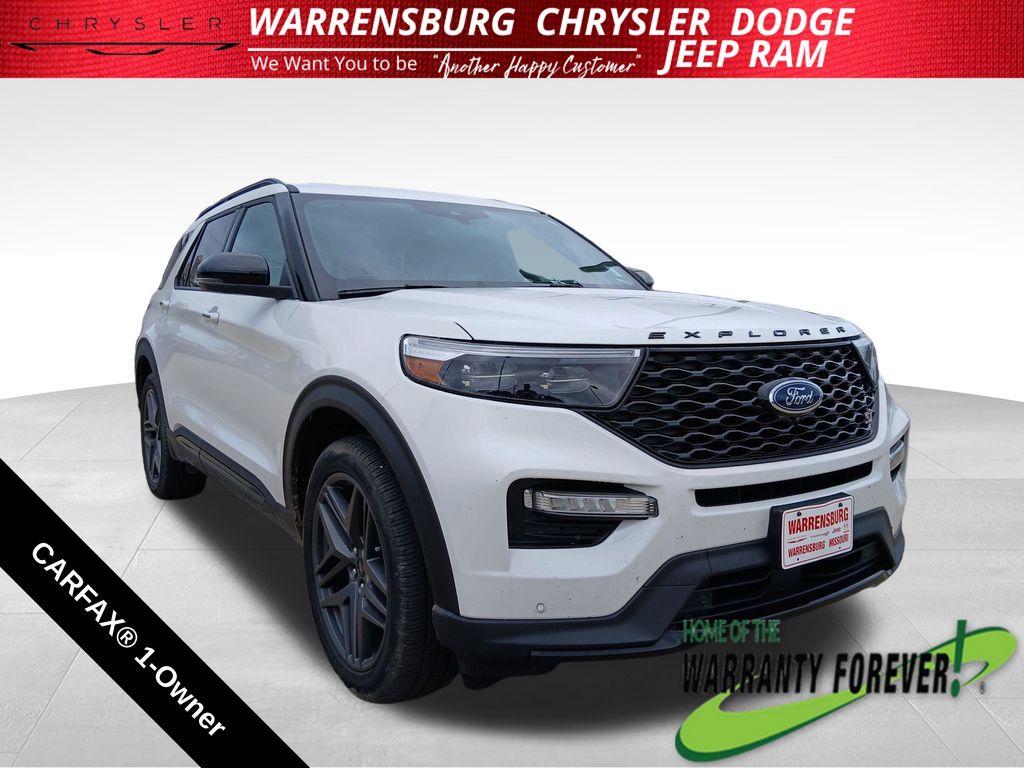 White Metallic 2024 Ford Explorer SUV / Crossover All-Wheel Drive Automatic