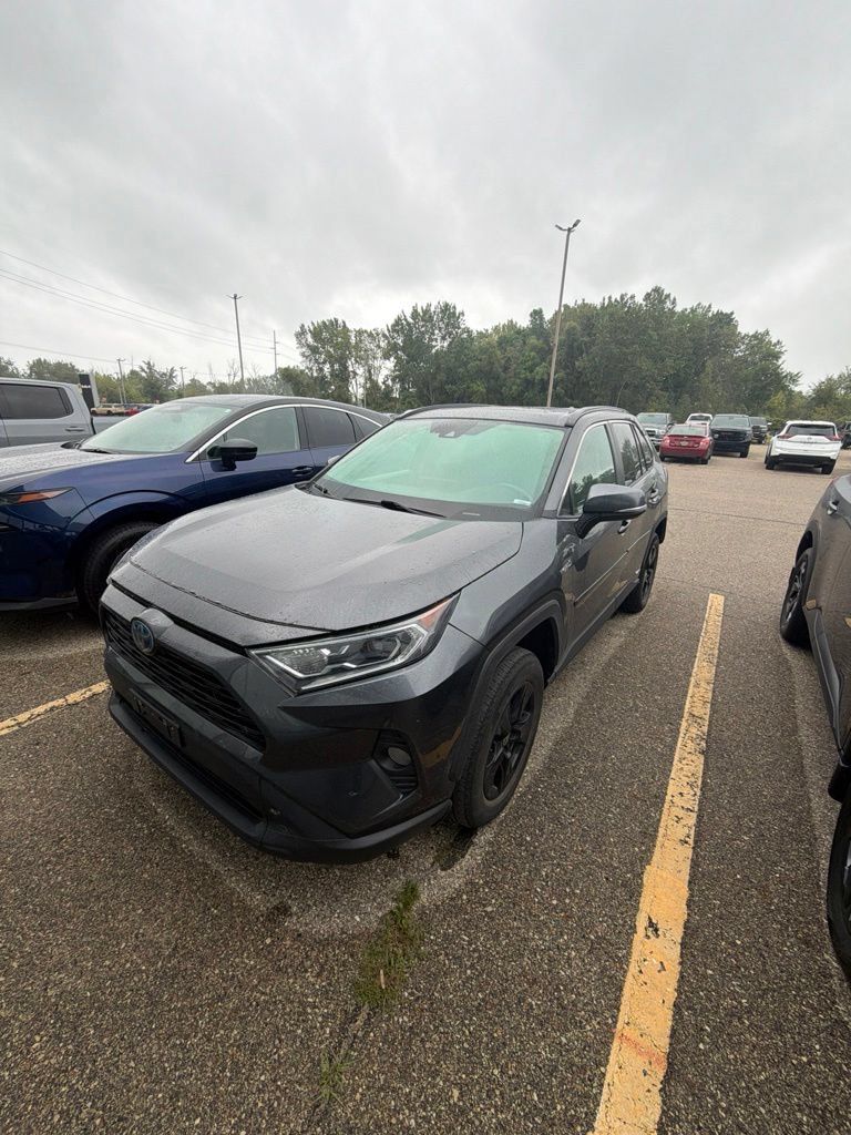 Magnetic Gray Metallic 2021 Toyota RAV4 Hybrid SUV / Crossover All-Wheel Drive Continuously Variable Transmission