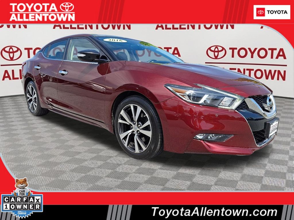 Coulis Red 2016 Nissan Maxima SL Sedan Front-Wheel Drive Continuously Variable Transmission