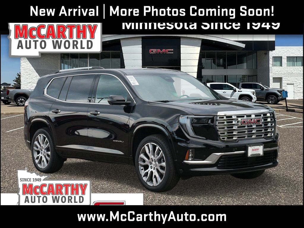 Black (Ebony Twilight Metallic) 2025 GMC Acadia SUV / Crossover Four-Wheel Drive 8-Speed Automatic