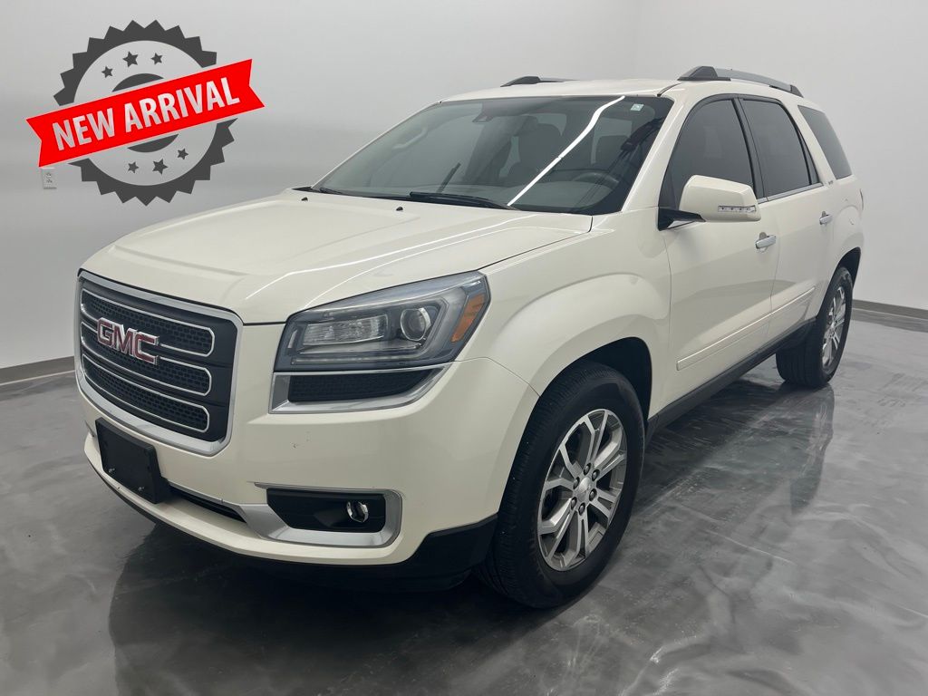 White Diamond Clearcoat 2015 GMC Acadia SLT-1 FWD SUV / Crossover Front-Wheel Drive 6-Speed Automatic
