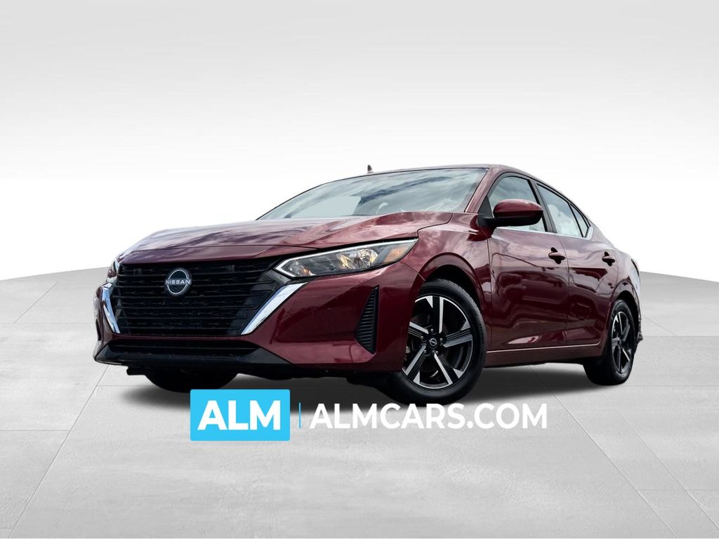 Red (Scarlet Ember Tintcoat) 2024 Nissan Sentra Sedan Front-Wheel Drive Continuously Variable Transmission