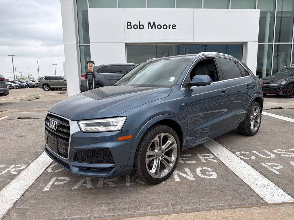 Blue Metallic 2018 Audi Q3 2.0T quattro Premium Plus SUV / Crossover All-Wheel Drive 6-Speed Automatic
