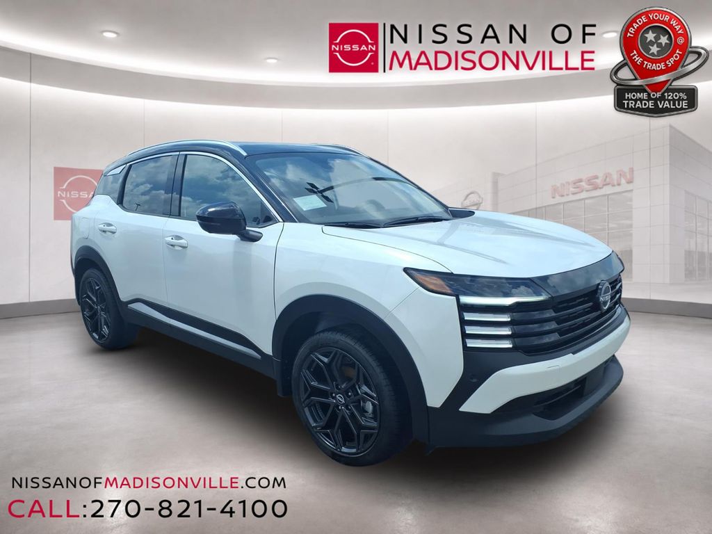Aspen White/Super Black 2026 Nissan Kicks SUV / Crossover All-Wheel Drive Continuously Variable Transmission