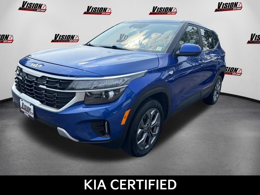 Neptune Blue 2024 Kia Seltos SUV / Crossover All-Wheel Drive Continuously Variable Transmission