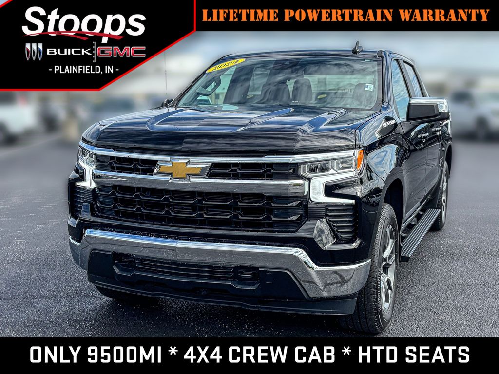 Black 2024 Chevrolet Silverado 1500 Pickup Truck Four-Wheel Drive 8-Speed Automatic