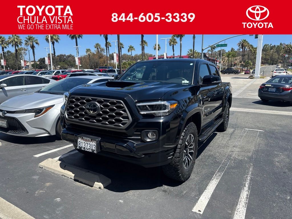 Black 2023 Toyota Tacoma Pickup Truck Four-Wheel Drive 6-Speed Automatic