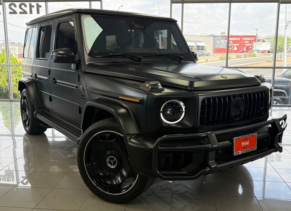 MANUFAKTUR Night Black Magno 2025 Mercedes-Benz G-Class AMG G 63 4MATIC SUV / Crossover All-Wheel Drive 9-Speed Automatic