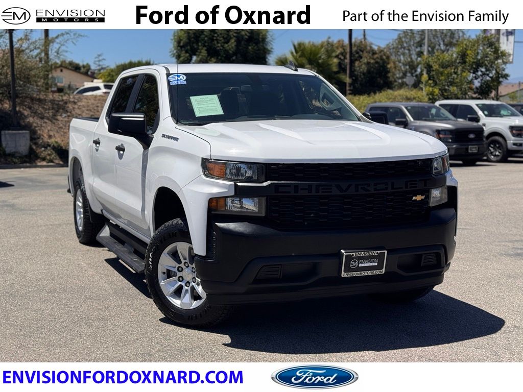 Summit White 2019 Chevrolet Silverado 1500 Pickup Truck 4X2 6-Speed Automatic Overdrive