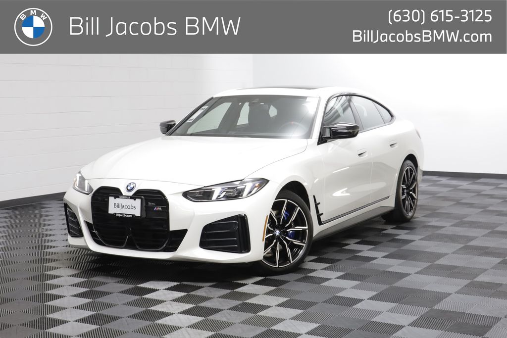 Alpine White 2025 BMW i4 M50 Gran Coupe AWD Sedan All-Wheel Drive Automatic