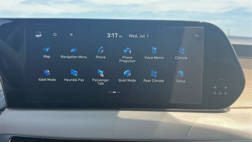 2024 Hyundai Palisade Limited Red at DeMontrond Gulf Freeway