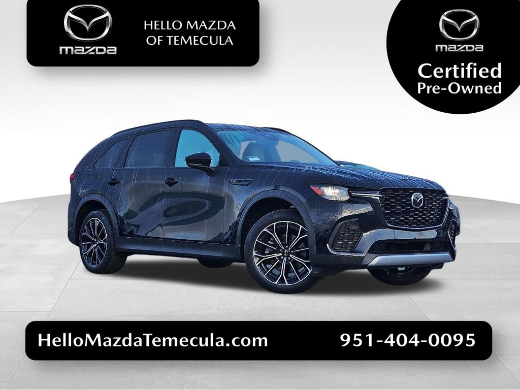 Jet Black Mica 2025 Mazda CX-70 PHEV Premium AWD SUV / Crossover All-Wheel Drive 8-Speed Automatic