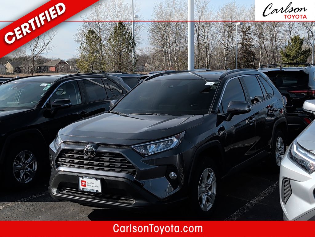 Midnight Black Metallic 2019 Toyota RAV4 XLE AWD SUV / Crossover All-Wheel Drive 8-Speed Automatic