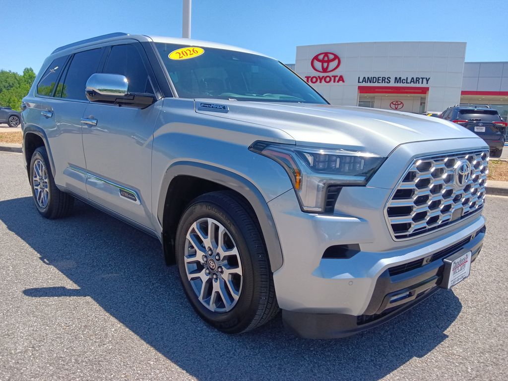 Celestial Silver Metallic 2026 Toyota Sequoia 1794 Edition 4WD SUV / Crossover Four-Wheel Drive Automatic