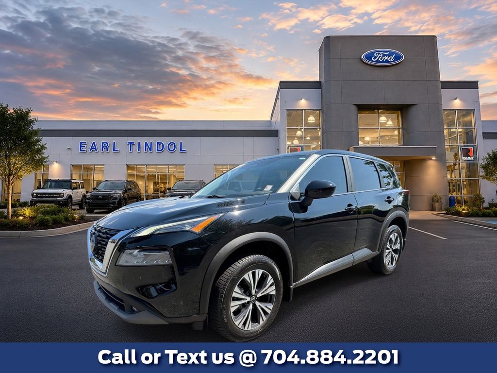 Super Black 2023 Nissan Rogue SUV / Crossover Front-Wheel Drive Continuously Variable Transmission