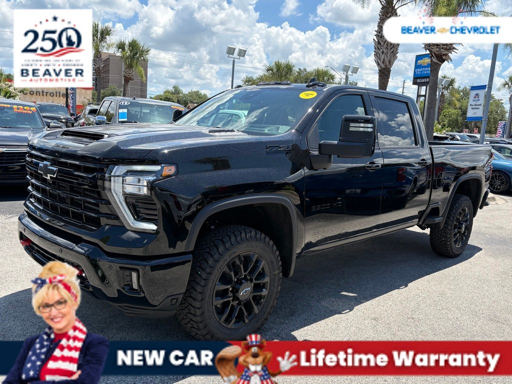 Black 2026 Chevrolet Silverado 2500HD Pickup Truck Four-Wheel Drive Automatic