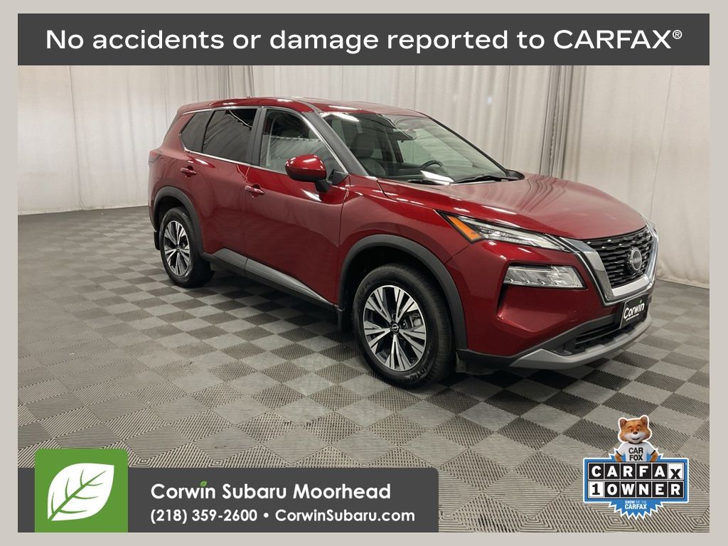 Red (Scarlet Ember Tintcoat) 2023 Nissan Rogue SV AWD SUV / Crossover All-Wheel Drive Continuously Variable Transmission