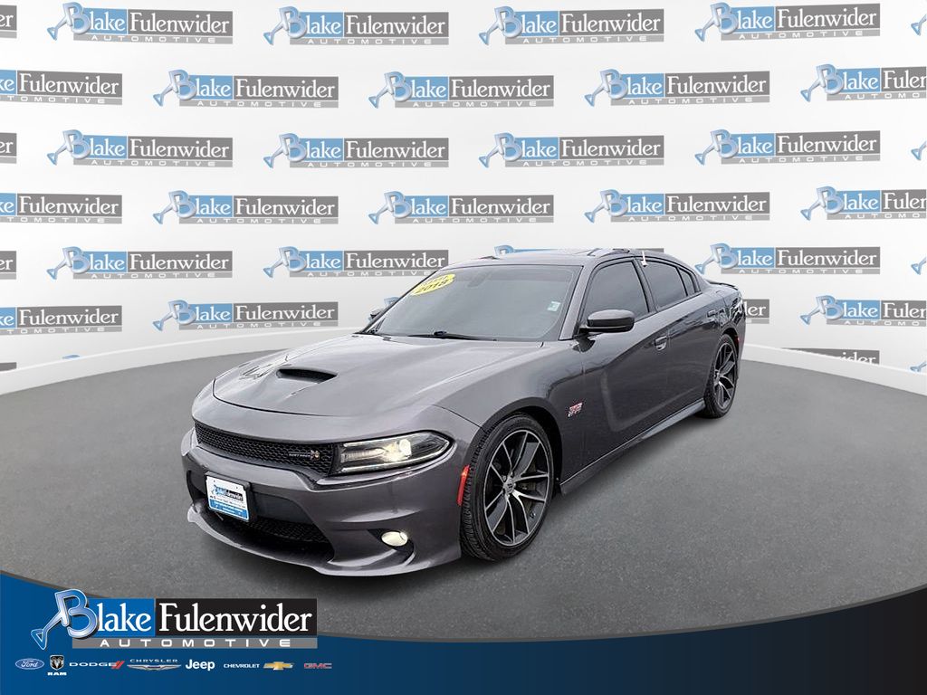 Gray (Granite Crystal Metallic Clearcoat) 2018 Dodge Charger R/T Scat Pack RWD Sedan Rear-Wheel Drive 8-Speed Automatic