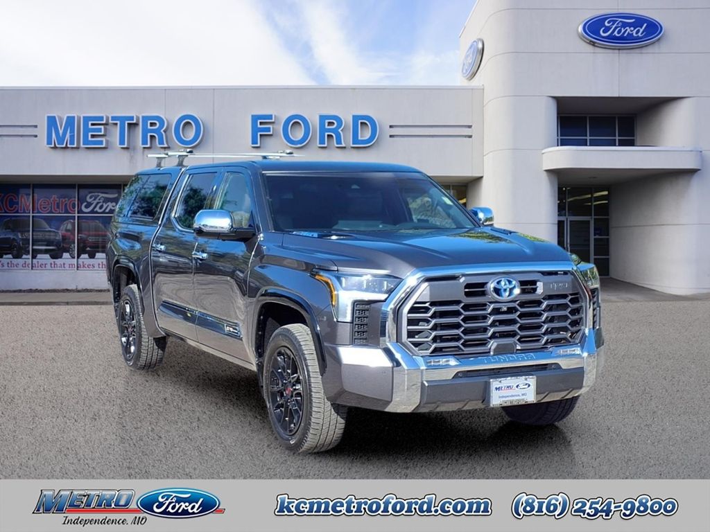 Magnetic Gray Metallic 2023 Toyota Tundra Hybrid Pickup Truck Four-Wheel Drive Automatic
