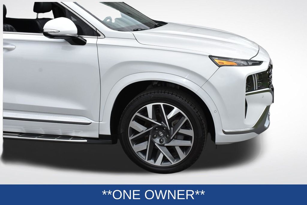 2022 Quartz White Hyundai Santa Fe Calligraphy AWD SUV