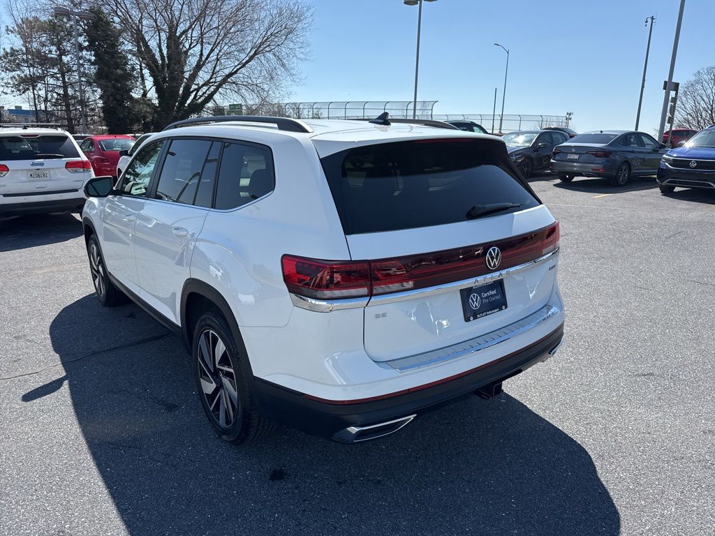 2025 Volkswagen Atlas 2.0T SE w/Technology White at Subaru and VW of Moon Township