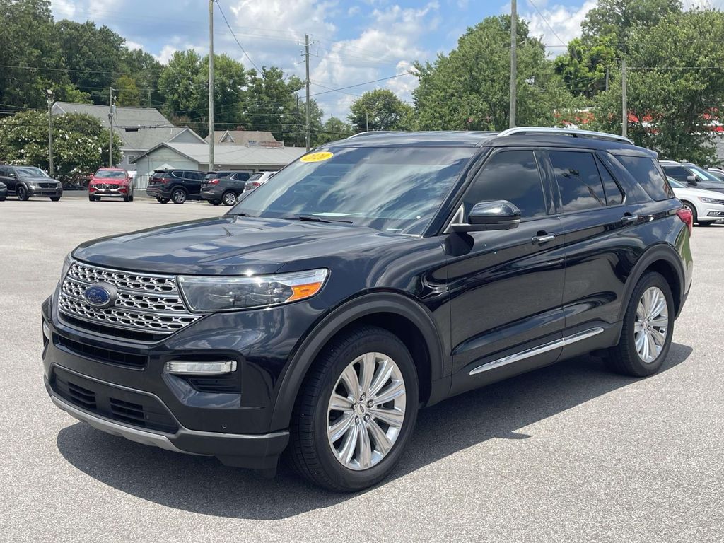 Black Metallic 2020 Ford Explorer SUV / Crossover Rear-Wheel Drive Automatic