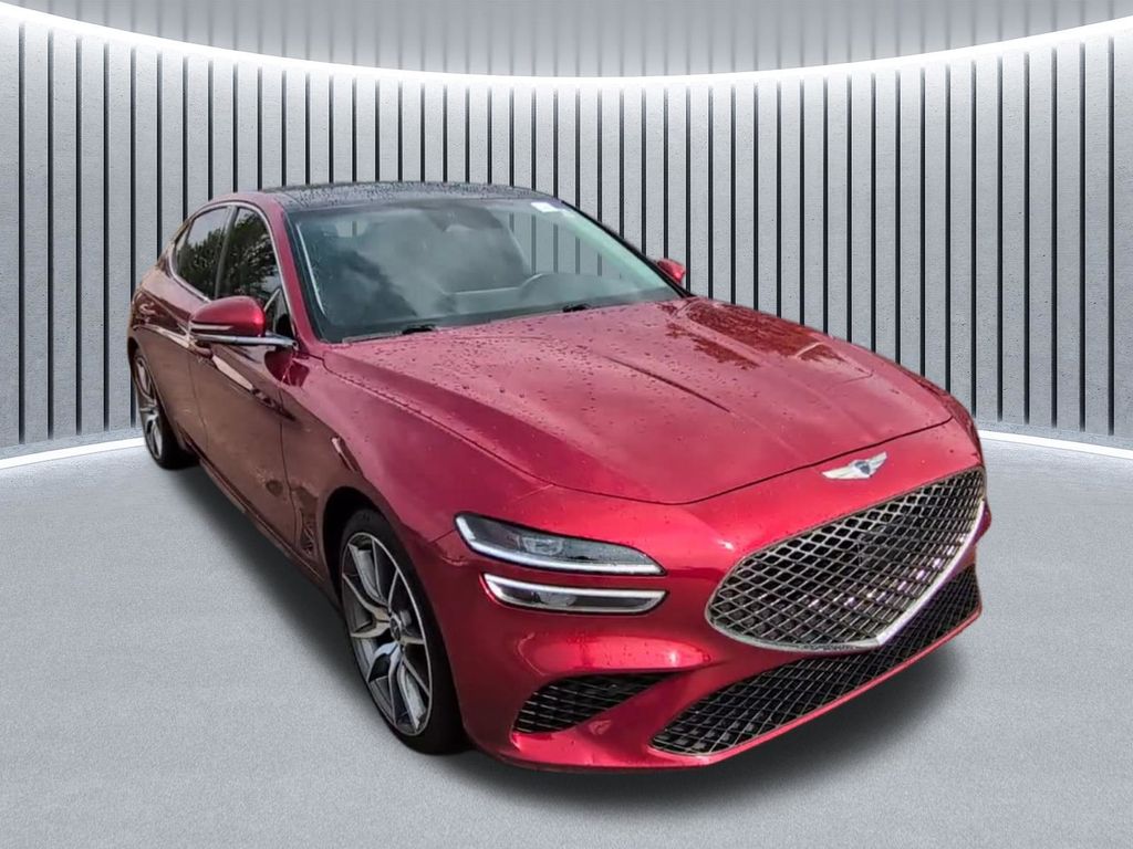 Havana Red 2022 Genesis G70 Sedan Rear-Wheel Drive 8-Speed Automatic