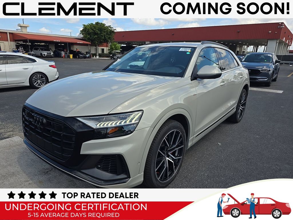 Brown (Vicuna Beige Metallic) 2022 Audi Q8 SUV / Crossover All-Wheel Drive 8-Speed Automatic