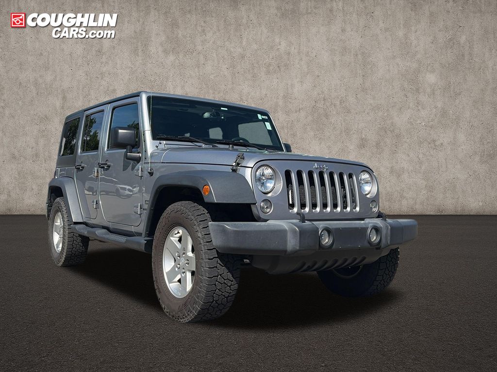 Billet Silver Metallic Clearcoat 2017 Jeep Wrangler SUV / Crossover Four-Wheel Drive 5-Speed Automatic