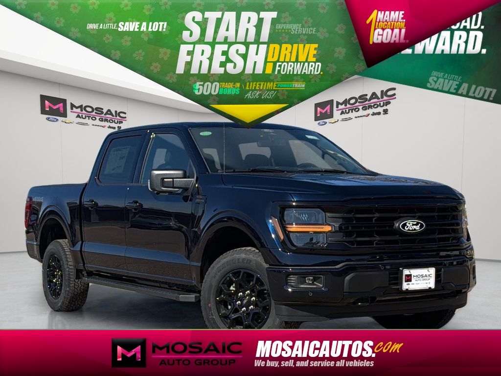 Antimatter Blue Metallic 2026 Ford F-150 XLT SuperCrew 4WD Pickup Truck Four-Wheel Drive Automatic