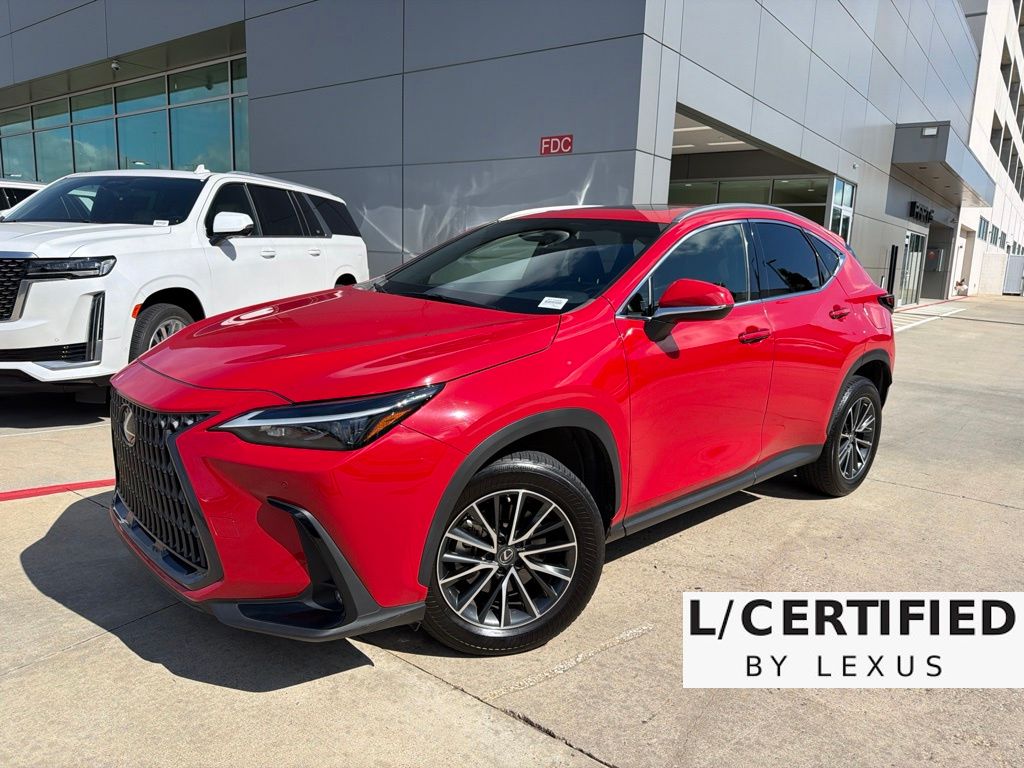 2023 Lexus NX 250 Premium Red at DeMontrond Automotive Group