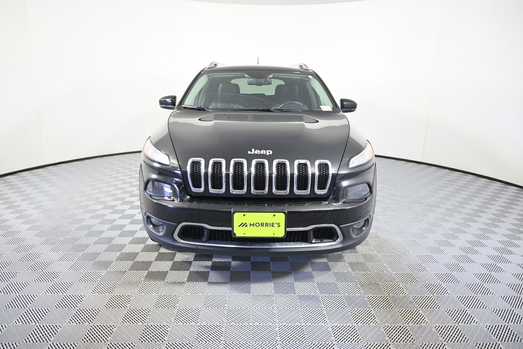Used Brilliant Black Crystal Pearlcoat 2015 Jeep Cherokee Limited