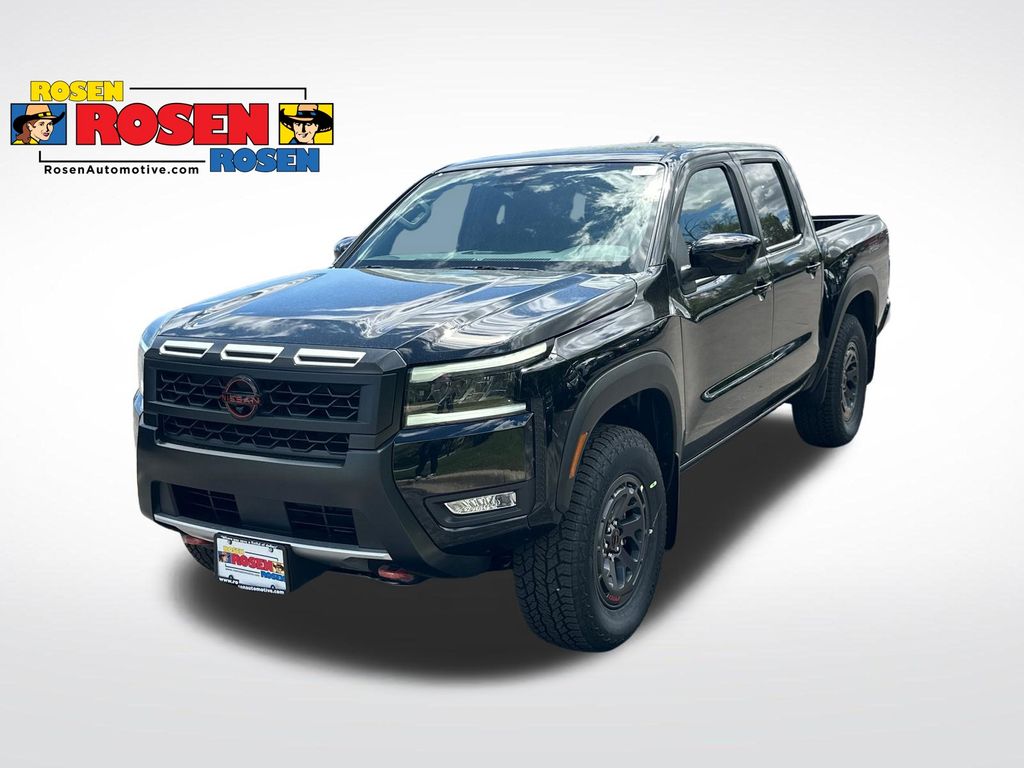 Super Black 2026 Nissan Frontier Pickup Truck Four-Wheel Drive 9-Speed Automatic Overdrive