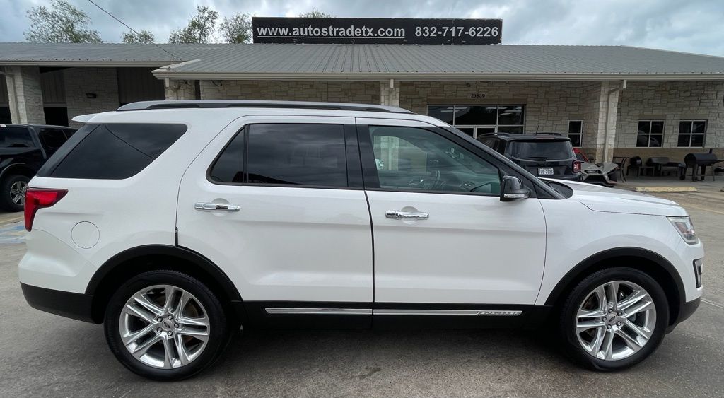 2017 Ford Explorer XLT White at Bayway Chrysler Dodge Jeep Ram